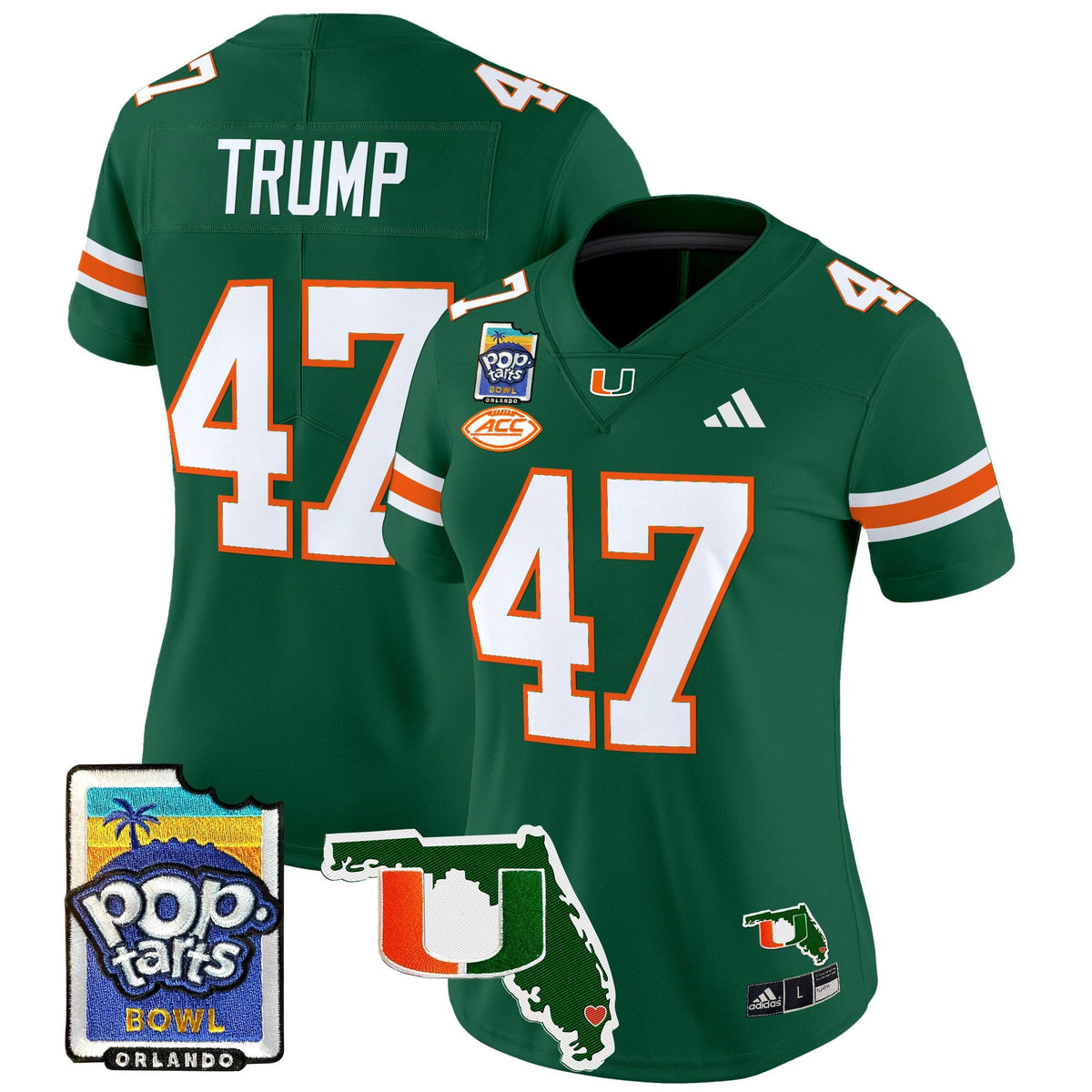 Women's Miami Hurricanes 2025 PopTarts Bowl Patch Vapor Limited Jersey - All Stitched - image 31