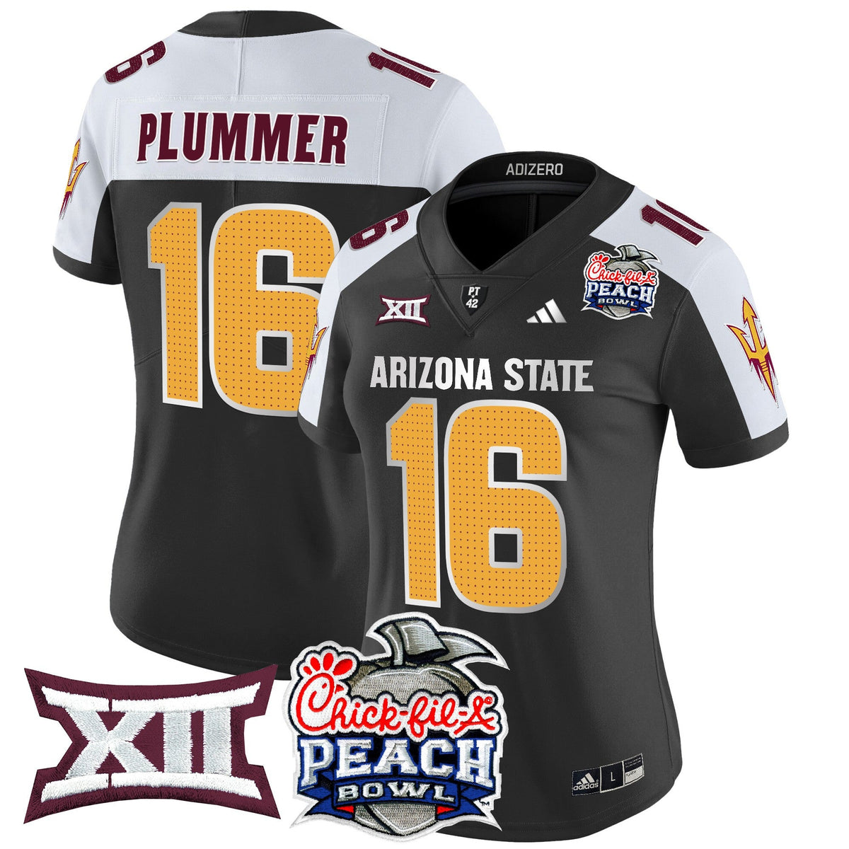 Women's Arizona State Sun Devils 2025 Peach Bowl Vapor Limited Jersey V2 - All Stitched - image 20