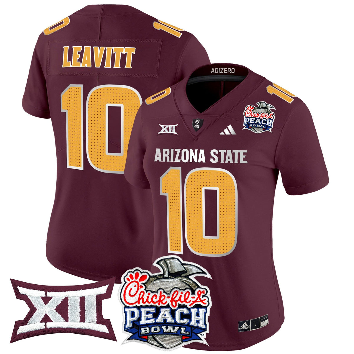 Women's Arizona State Sun Devils 2025 Peach Bowl Vapor Limited Jersey V2 - All Stitched - image 33