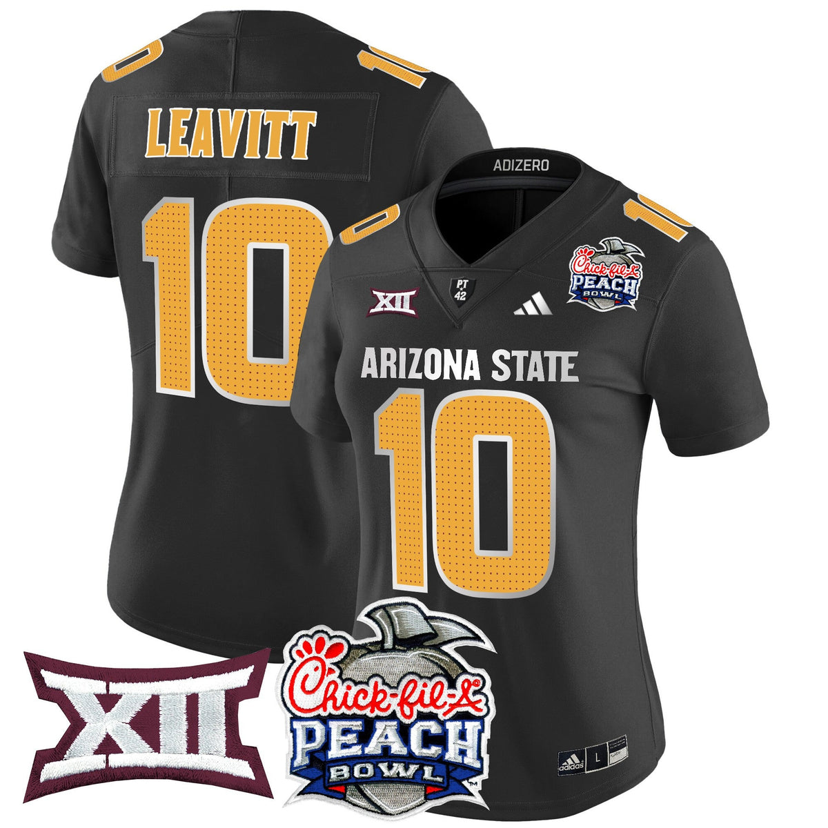 Women's Arizona State Sun Devils 2025 Peach Bowl Vapor Limited Jersey V2 - All Stitched - image 41