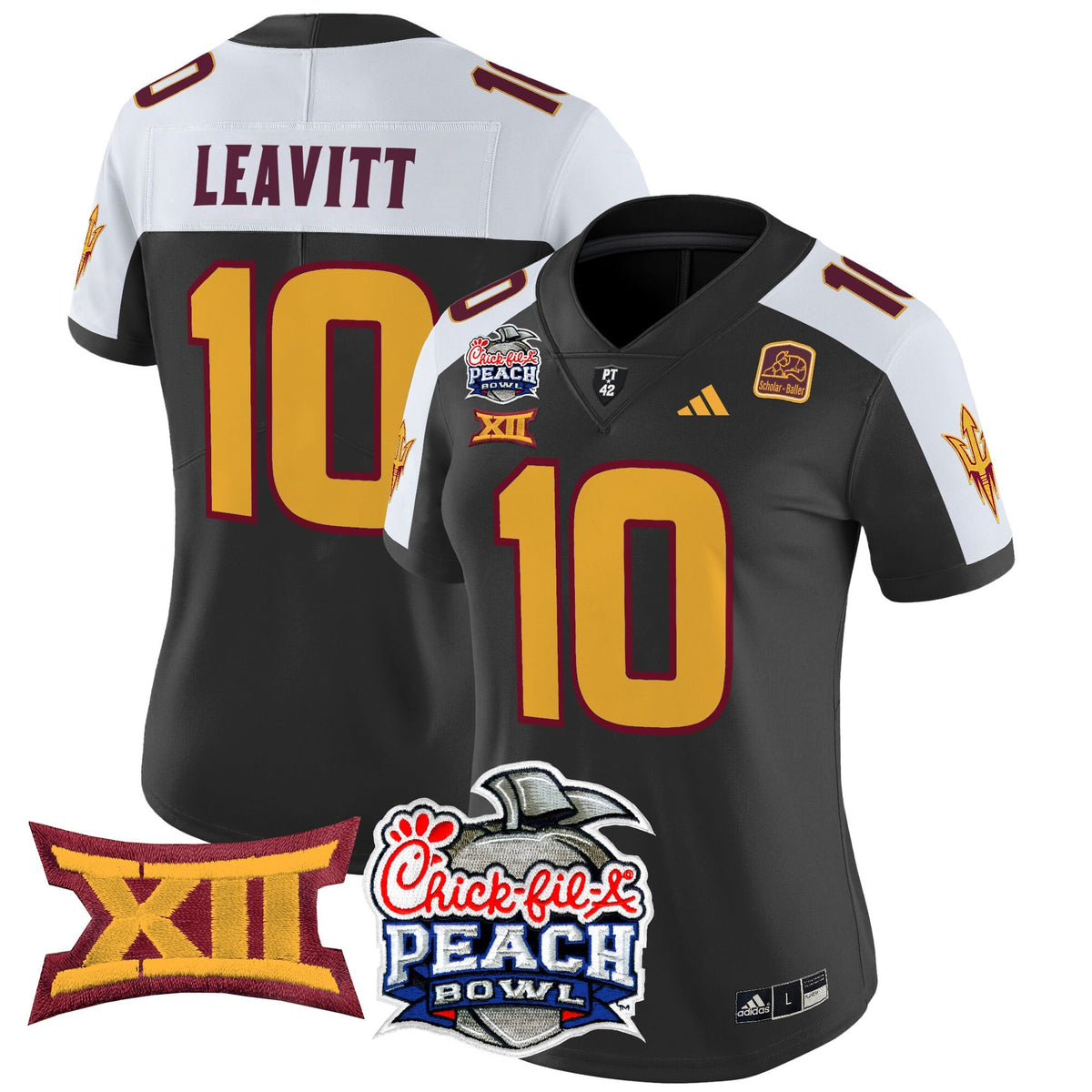 Women's Arizona State Sun Devils 2025 Peach Bowl Vapor Limited Jersey - All Stitched - image 9