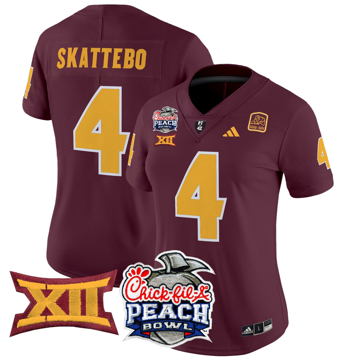 Women's Arizona State Sun Devils 2025 Peach Bowl Vapor Limited Jersey - All Stitched - image 18