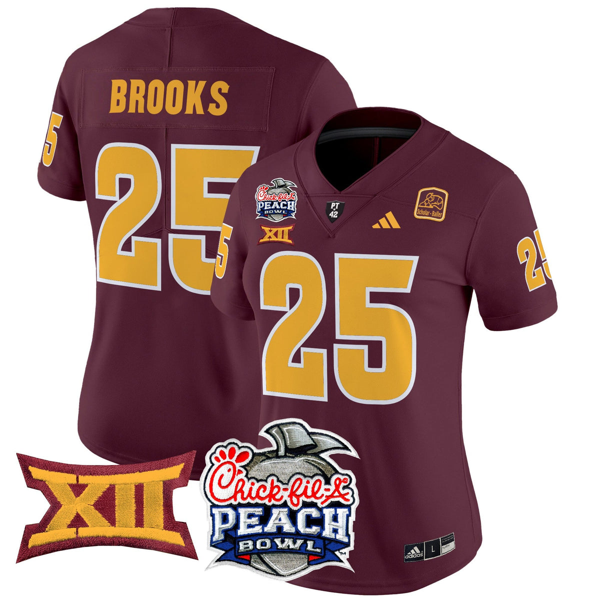 Women's Arizona State Sun Devils 2025 Peach Bowl Vapor Limited Jersey - All Stitched - image 21