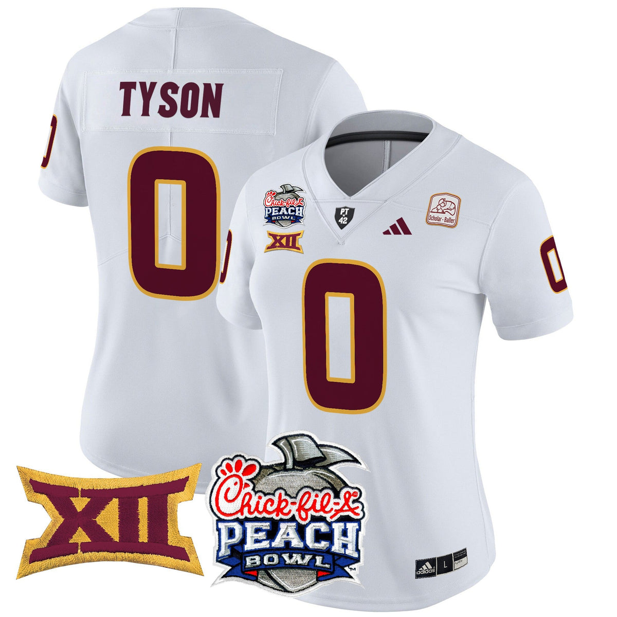 Women's Arizona State Sun Devils 2025 Peach Bowl Vapor Limited Jersey - All Stitched - image 27