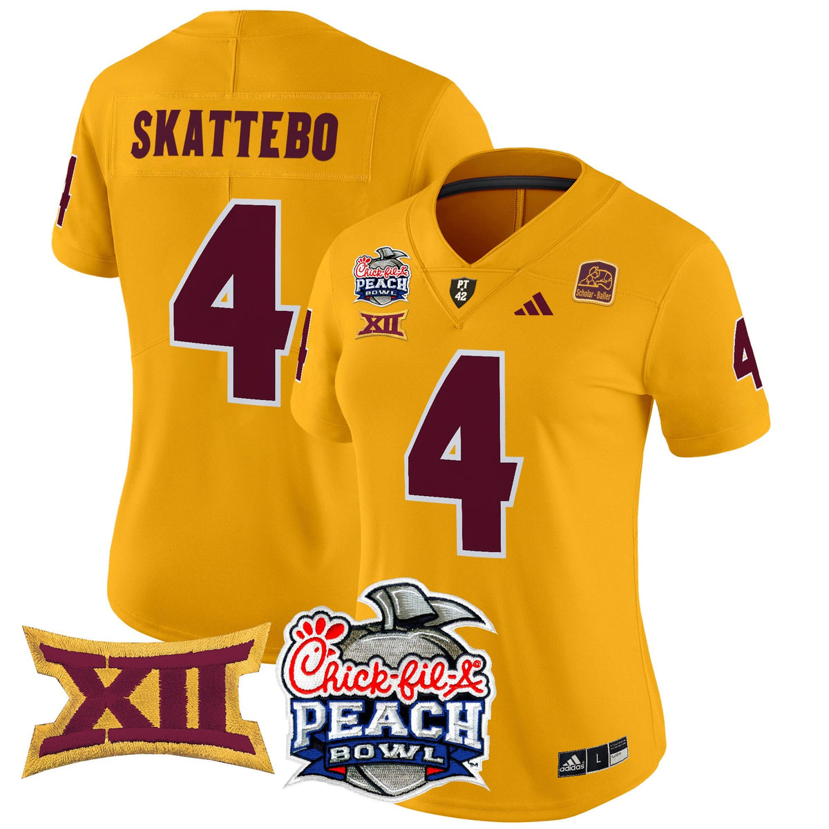 Women's Arizona State Sun Devils 2025 Peach Bowl Vapor Limited Jersey - All Stitched - image 34