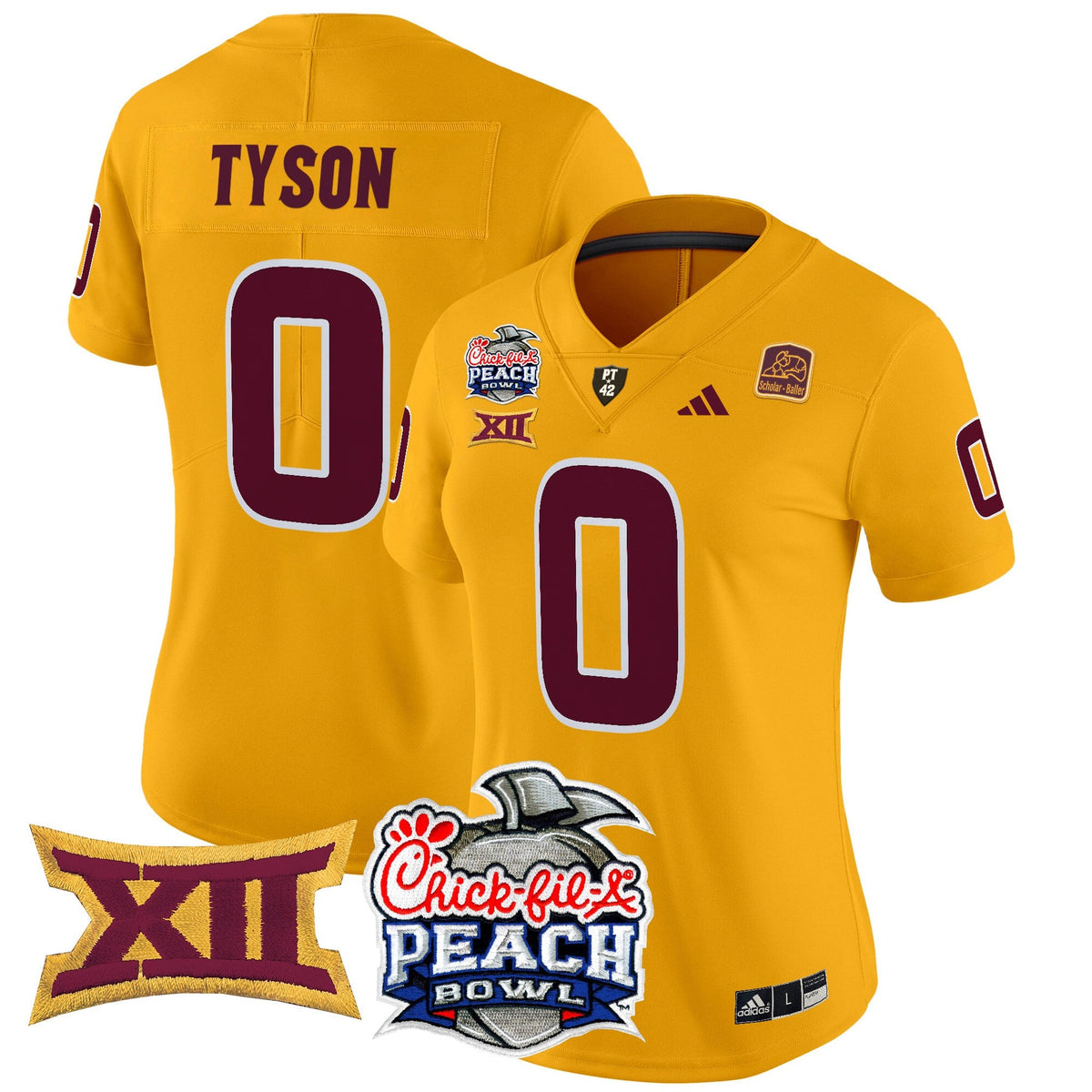 Women's Arizona State Sun Devils 2025 Peach Bowl Vapor Limited Jersey - All Stitched - image 35