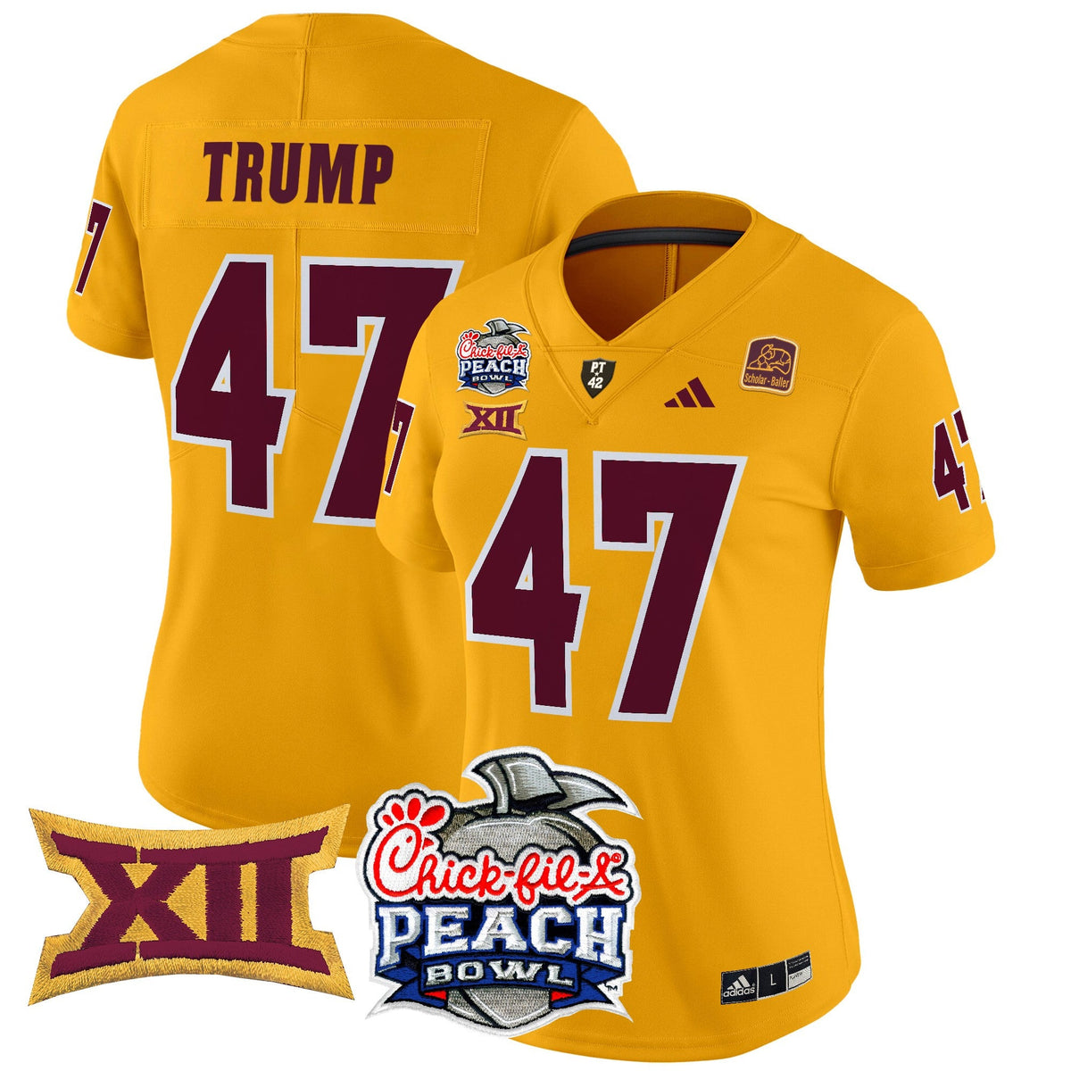 Women's Arizona State Sun Devils 2025 Peach Bowl Vapor Limited Jersey - All Stitched - image 39