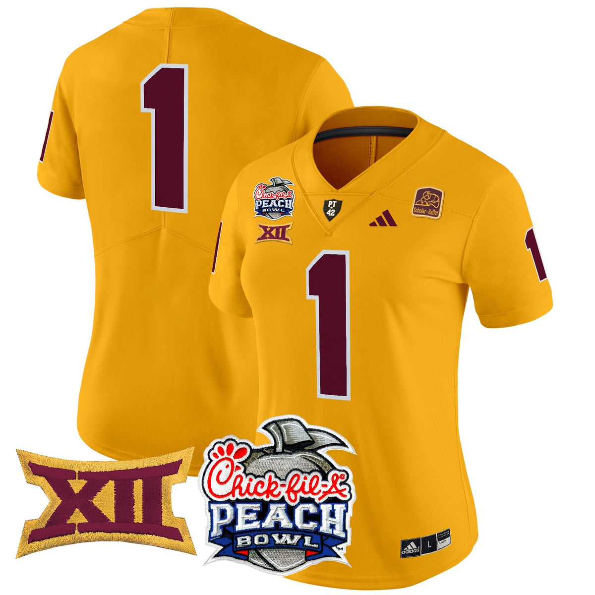 Women's Arizona State Sun Devils 2025 Peach Bowl Vapor Limited Jersey - All Stitched - image 40