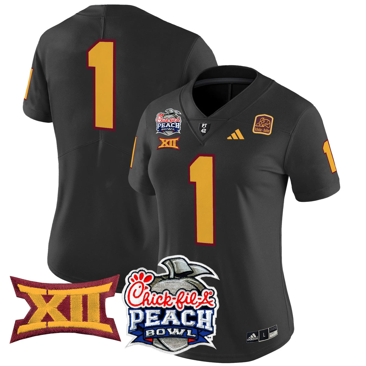 Women's Arizona State Sun Devils 2025 Peach Bowl Vapor Limited Jersey - All Stitched - image 48