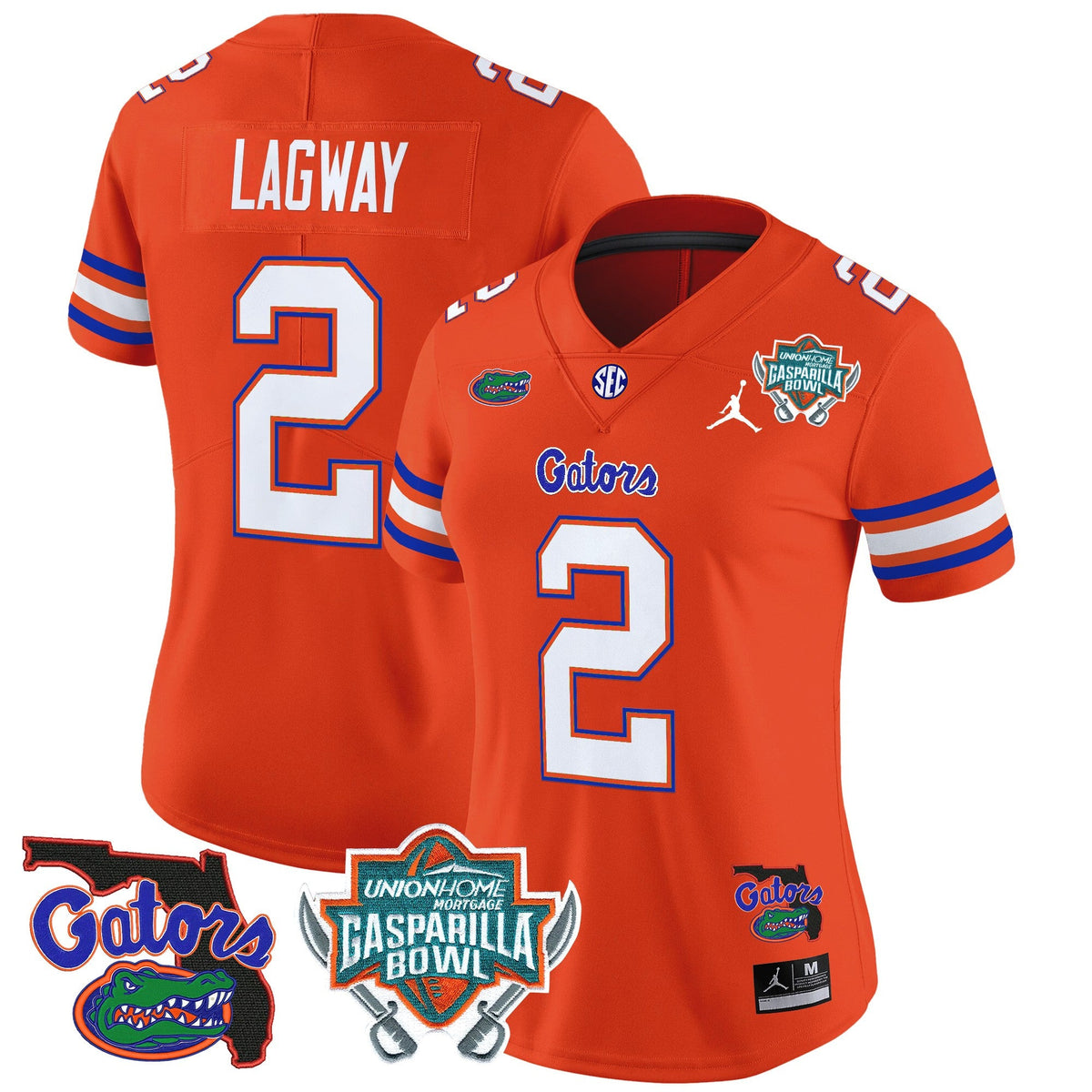Women's Florida Gators 2025 Gasparilla Bowl Patch Vapor Limited Jersey - All Stitched - image 25