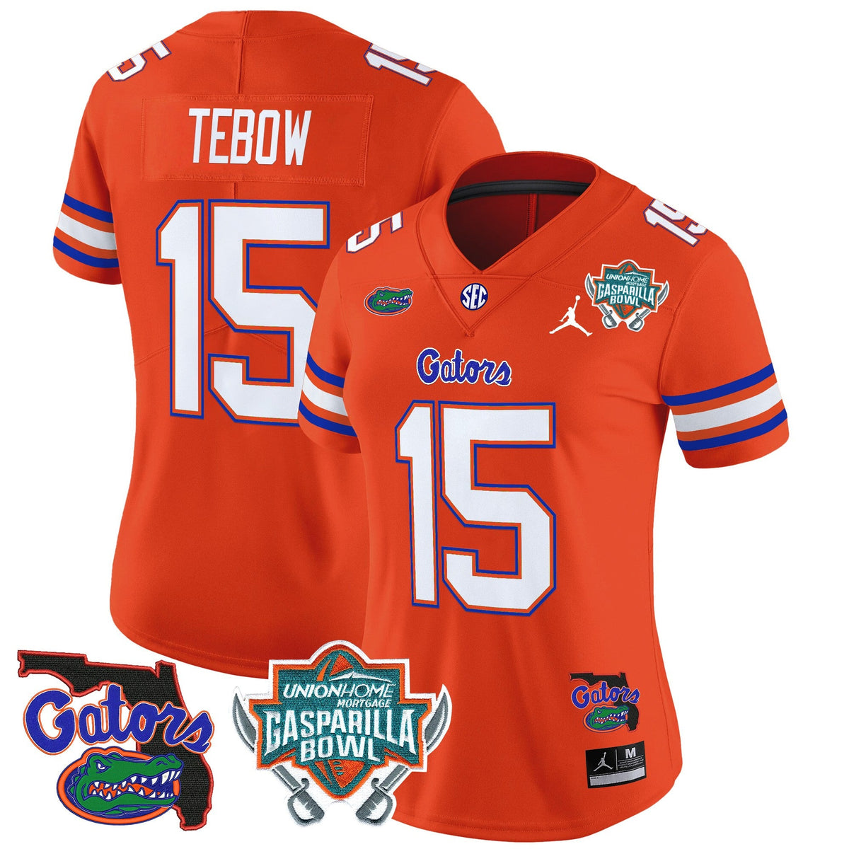 Women's Florida Gators 2025 Gasparilla Bowl Patch Vapor Limited Jersey - All Stitched - image 29
