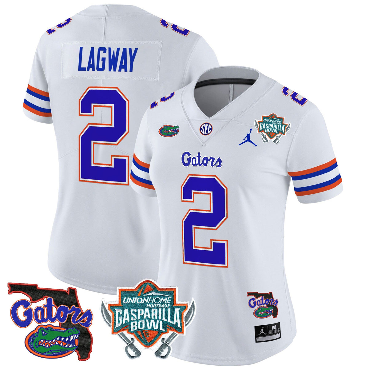 Women's Florida Gators 2025 Gasparilla Bowl Patch Vapor Limited Jersey - All Stitched - image 41