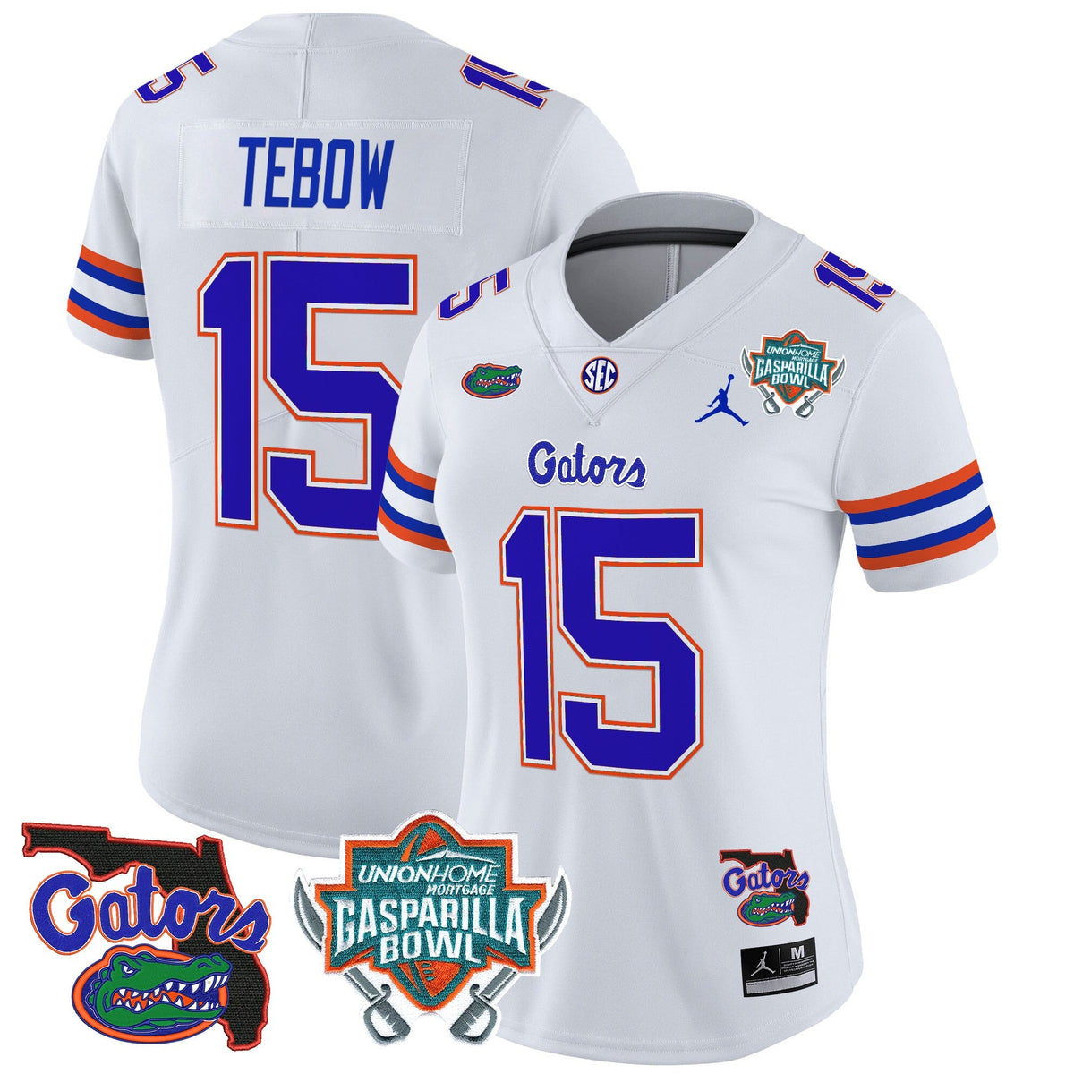 Women's Florida Gators 2025 Gasparilla Bowl Patch Vapor Limited Jersey - All Stitched - image 45