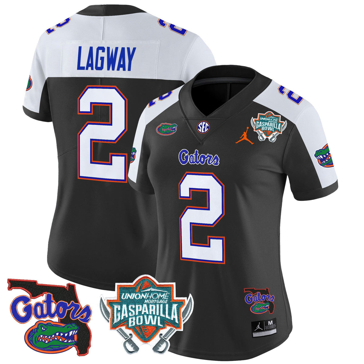 Women's Florida Gators 2025 Gasparilla Bowl Patch Vapor Limited Jersey - All Stitched - image 1