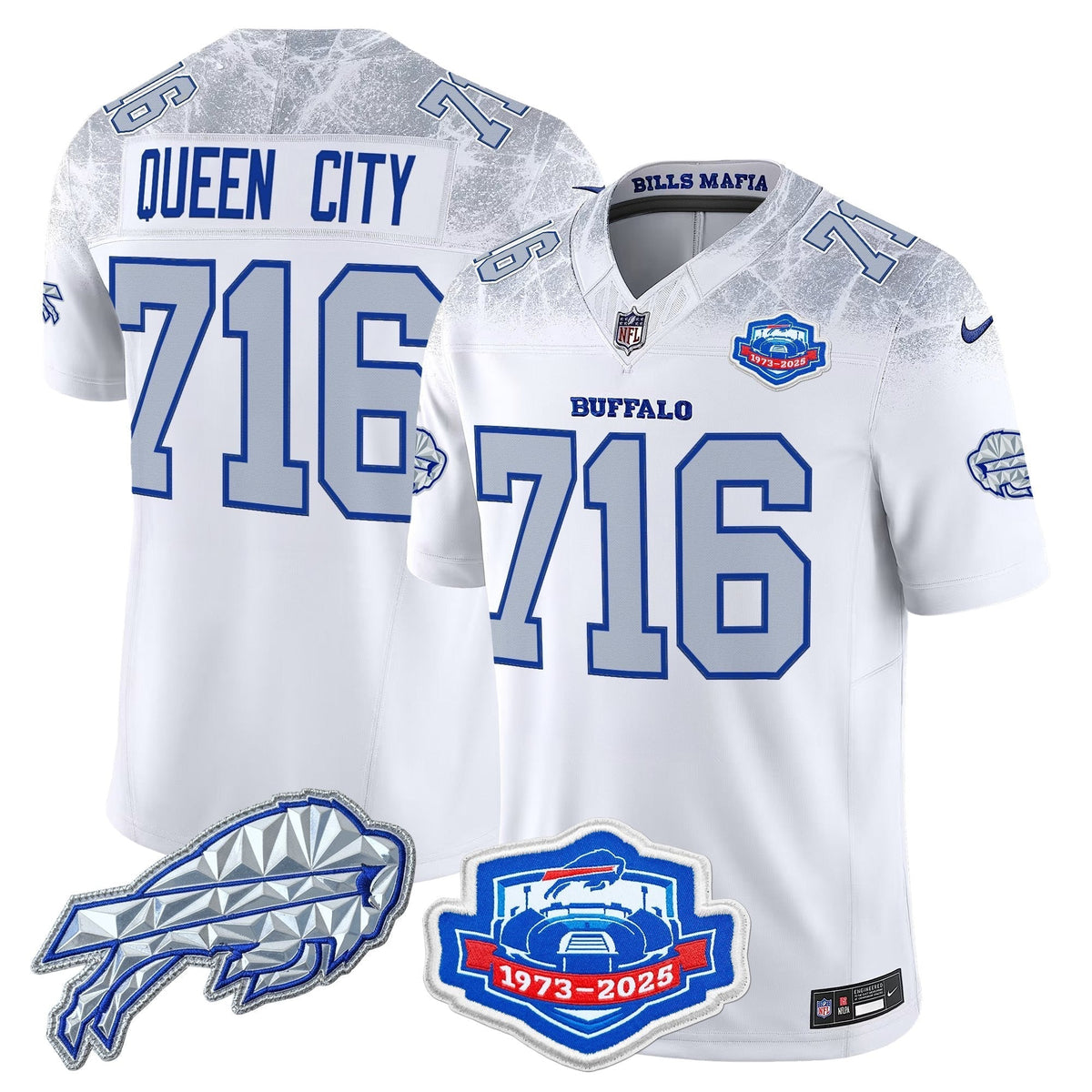 BUF 2025 "Rivalries" Vapor Limited Jersey - Farewell Season Patch - image 2