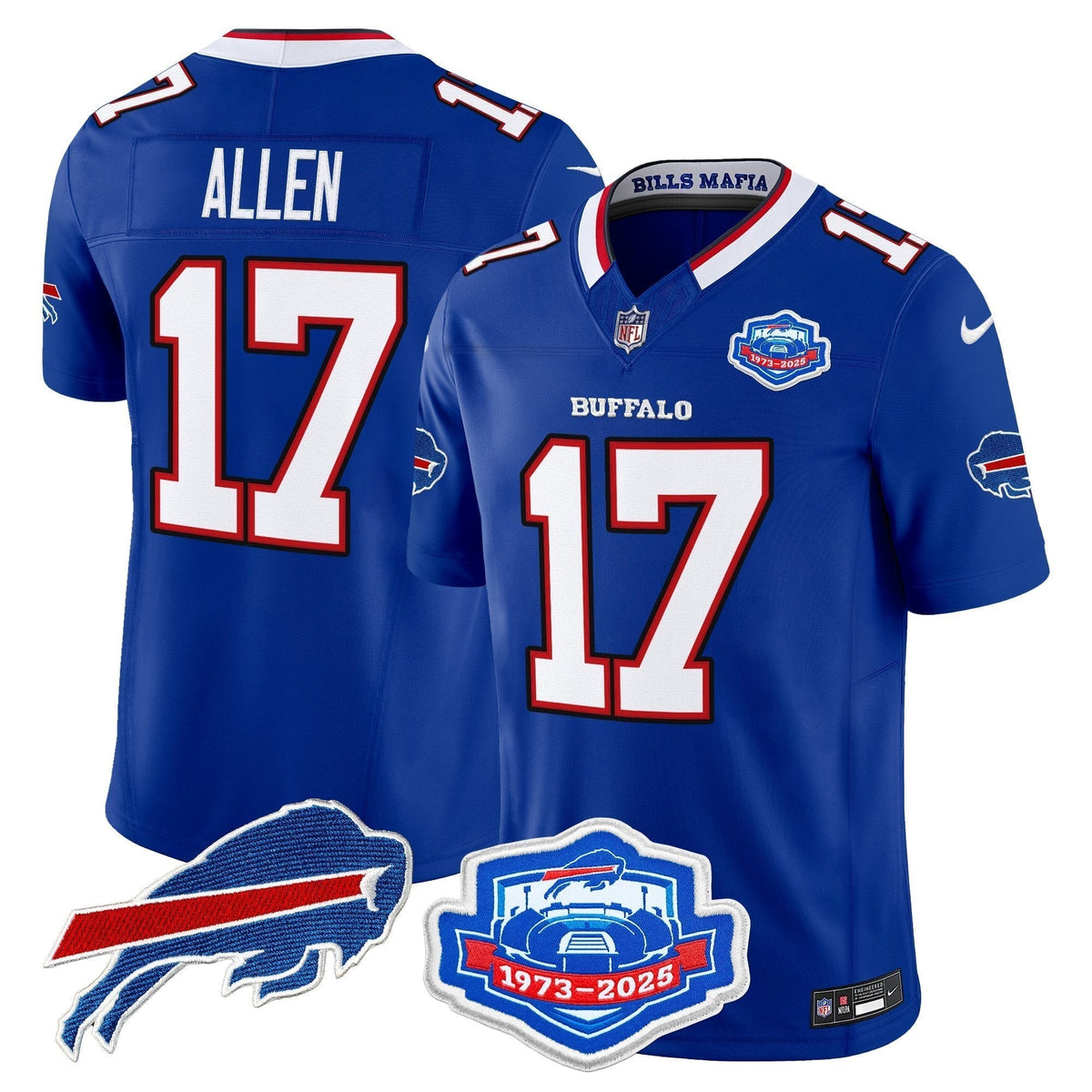 BUF 2025 "Rivalries" Vapor Limited Jersey - Farewell Season Patch - image 8