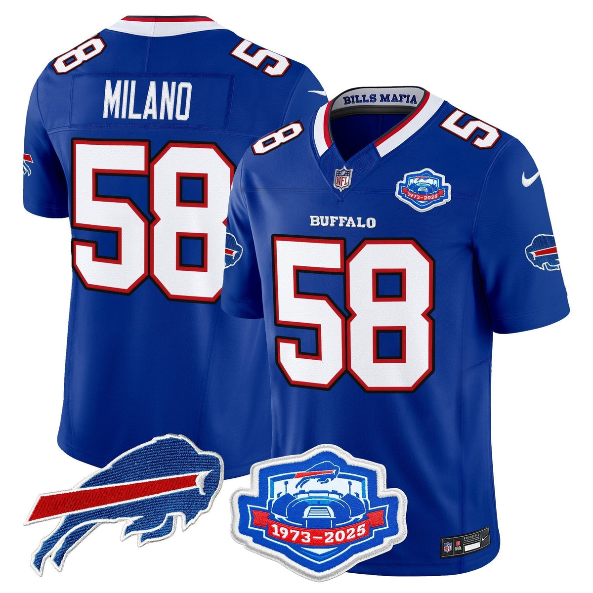 BUF 2025 "Rivalries" Vapor Limited Jersey - Farewell Season Patch - image 11