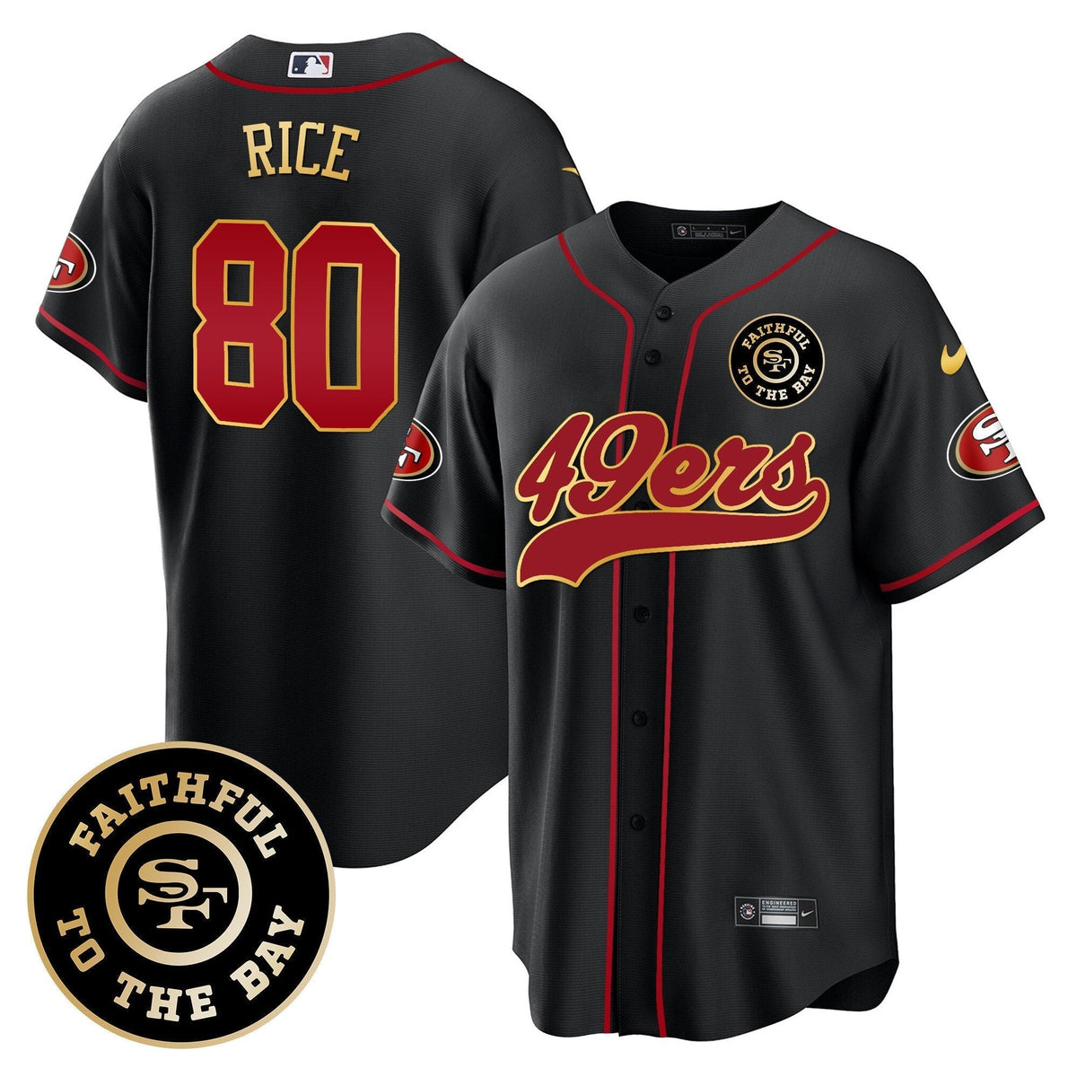 SF Faithful To The Bay Patch Baseball Jersey - All Stitched - image 17