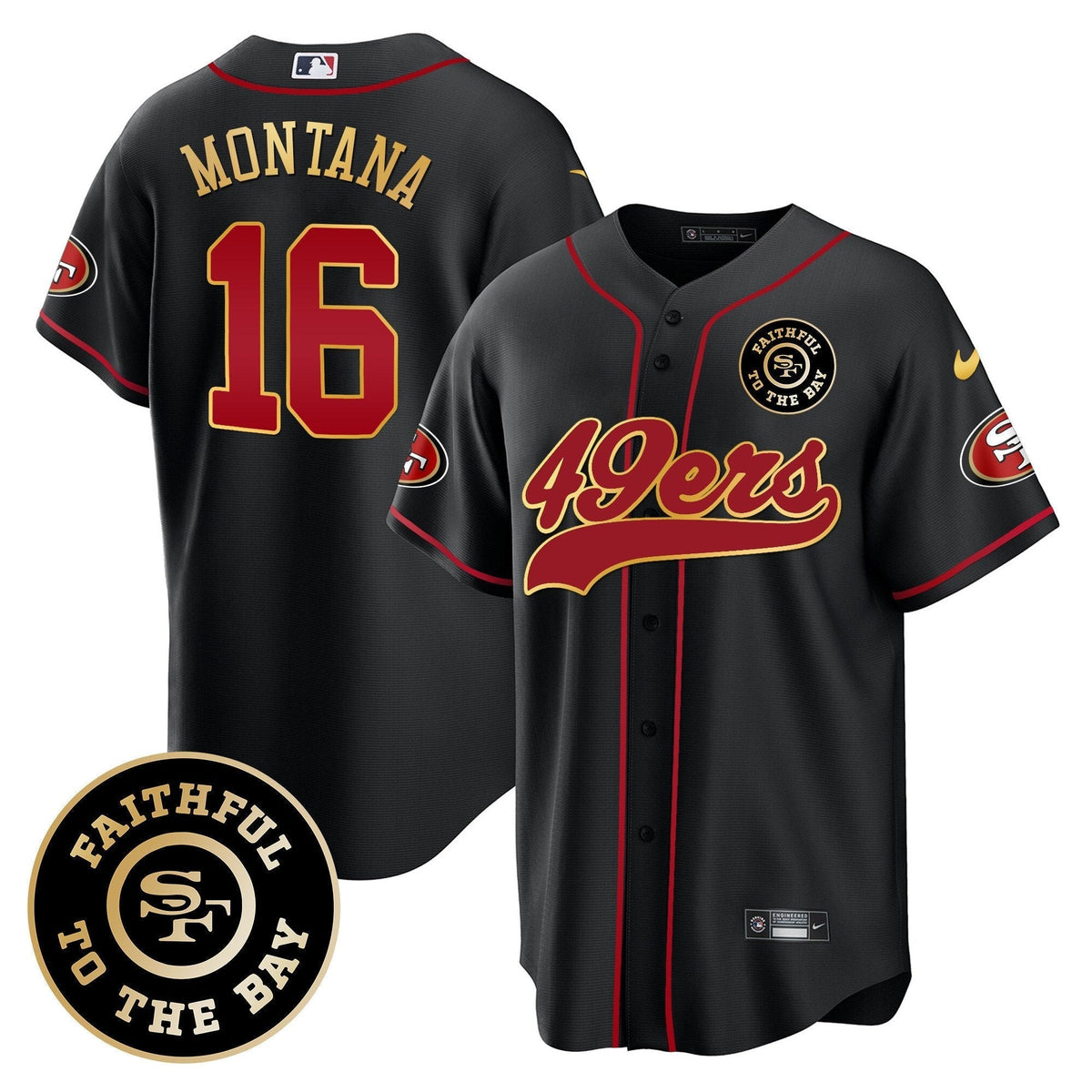 SF Faithful To The Bay Patch Baseball Jersey - All Stitched - image 19