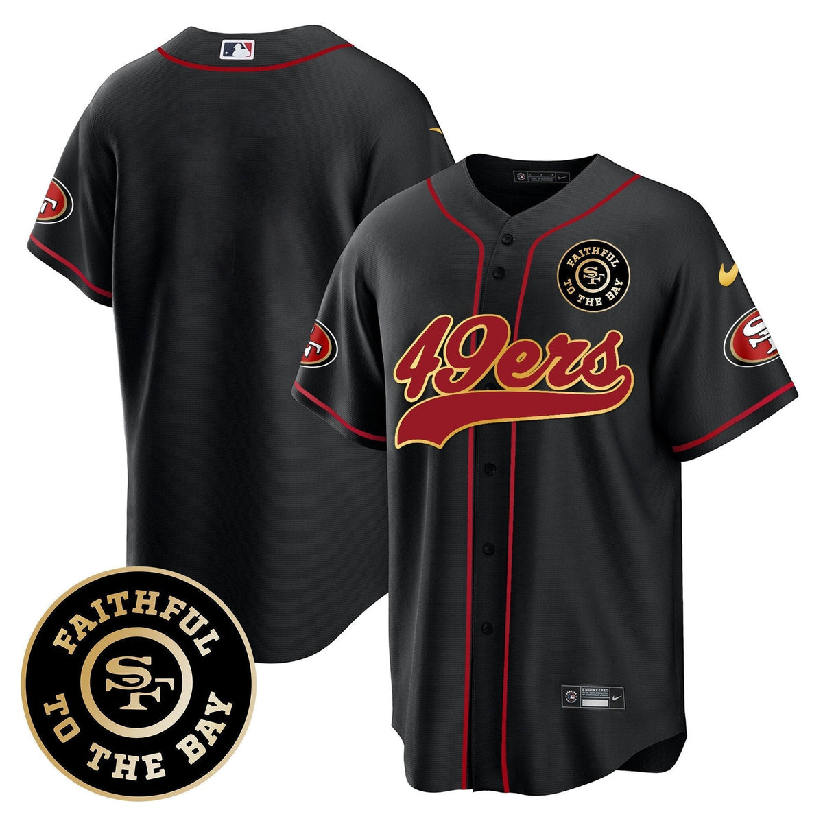 SF Faithful To The Bay Patch Baseball Jersey - All Stitched - image 22
