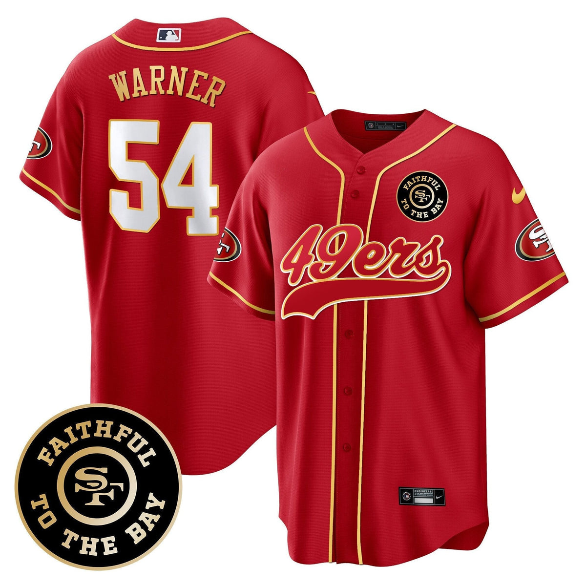 SF Faithful To The Bay Patch Baseball Jersey - All Stitched - image 27