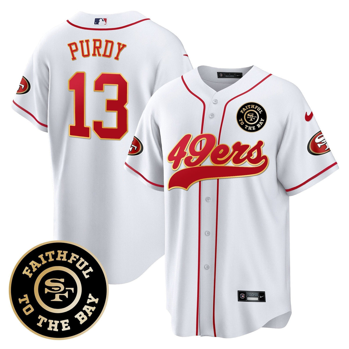 SF Faithful To The Bay Patch Baseball Jersey - All Stitched - image 36