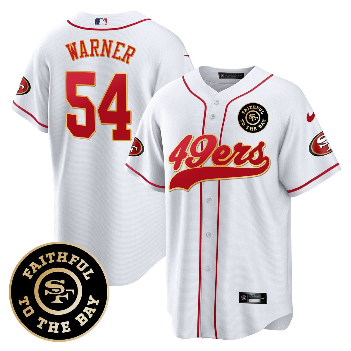 SF Faithful To The Bay Patch Baseball Jersey - All Stitched - image 38