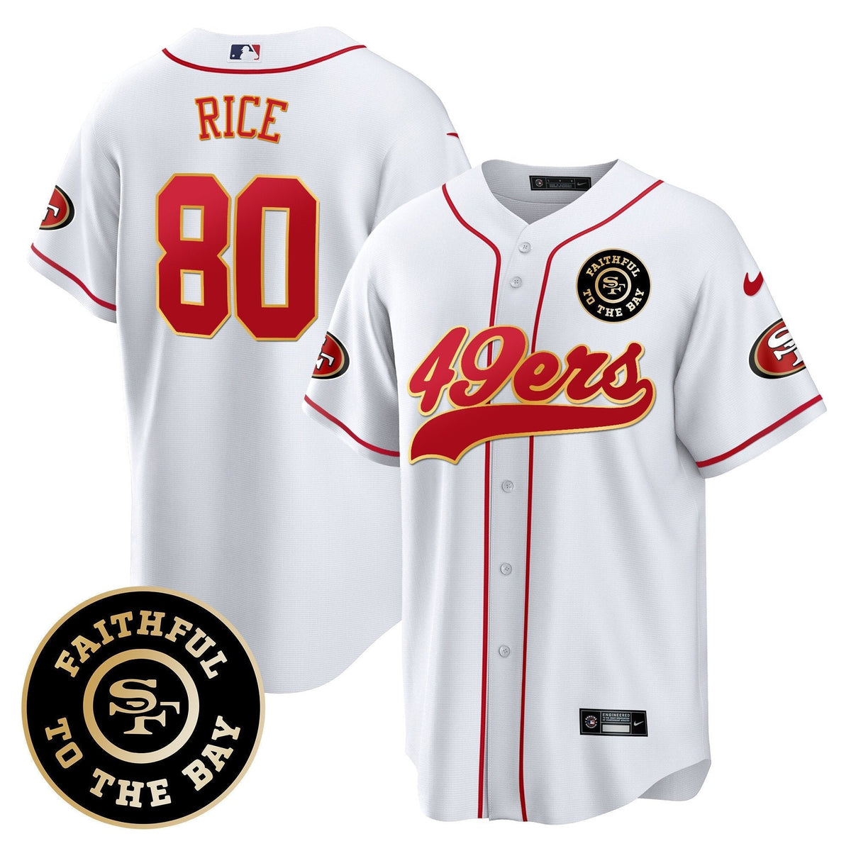 SF Faithful To The Bay Patch Baseball Jersey - All Stitched - image 39