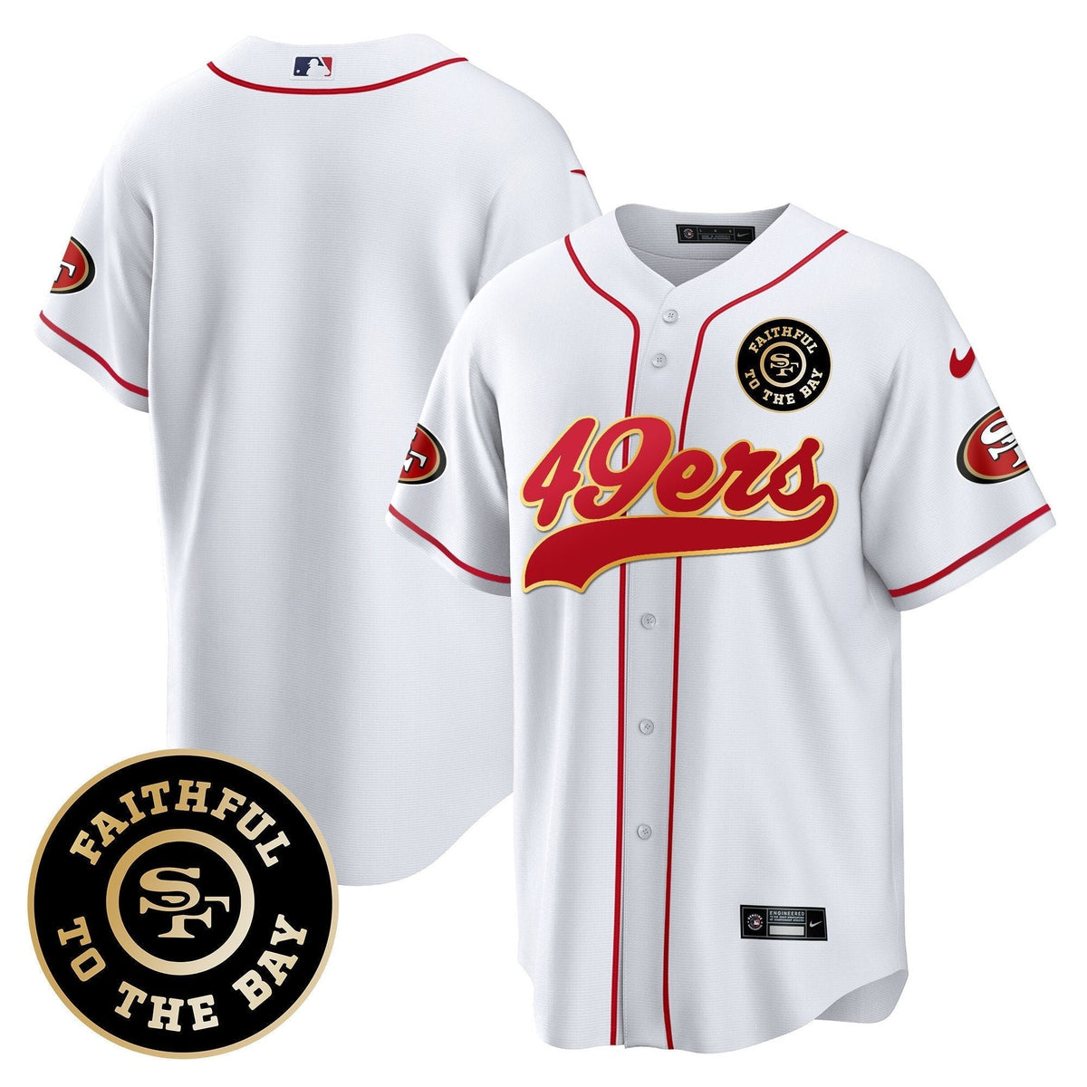 SF Faithful To The Bay Patch Baseball Jersey - All Stitched - image 44