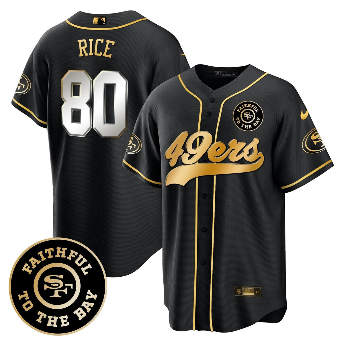 SF Faithful To The Bay Patch Baseball Jersey - All Stitched - image 50