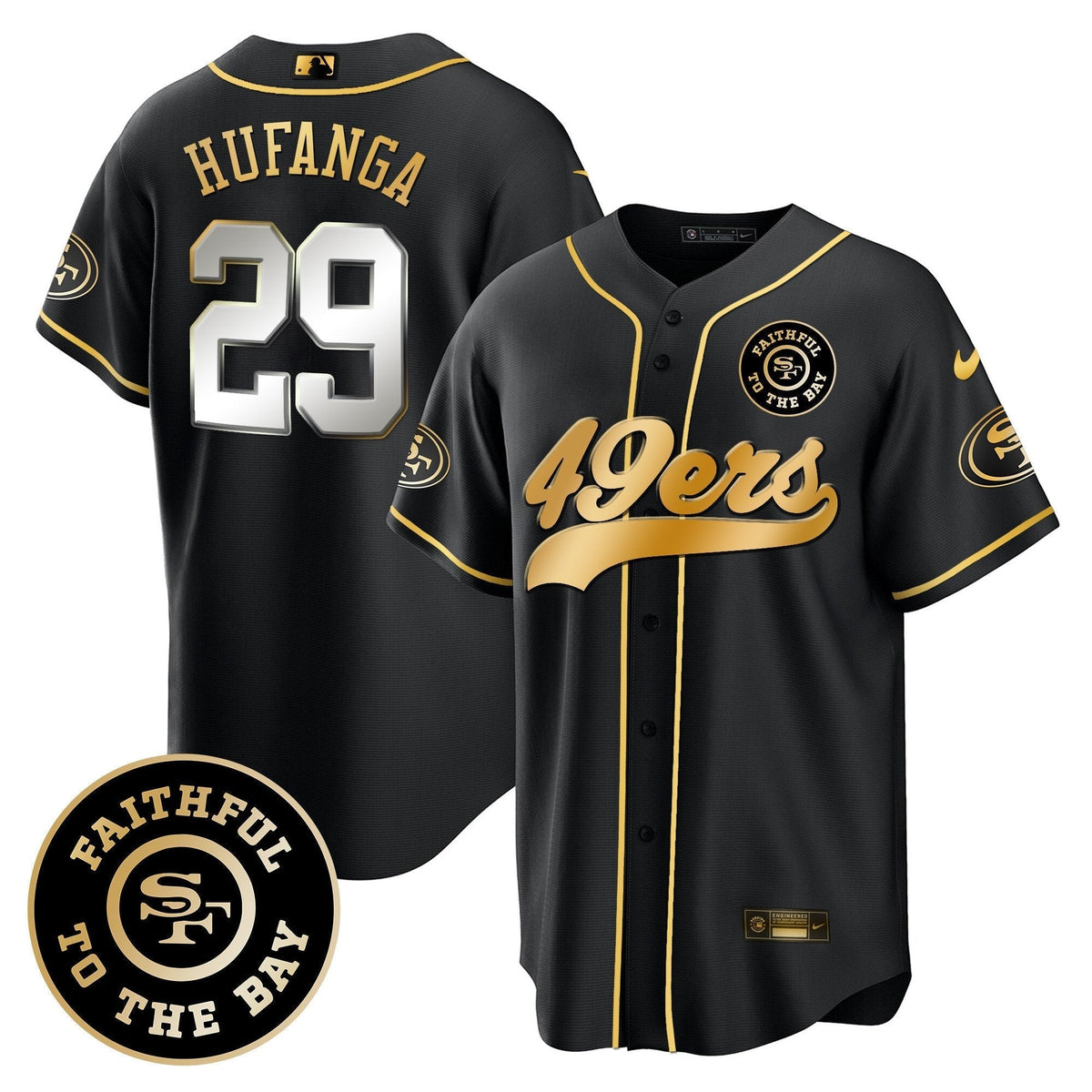 SF Faithful To The Bay Patch Baseball Jersey - All Stitched - image 54