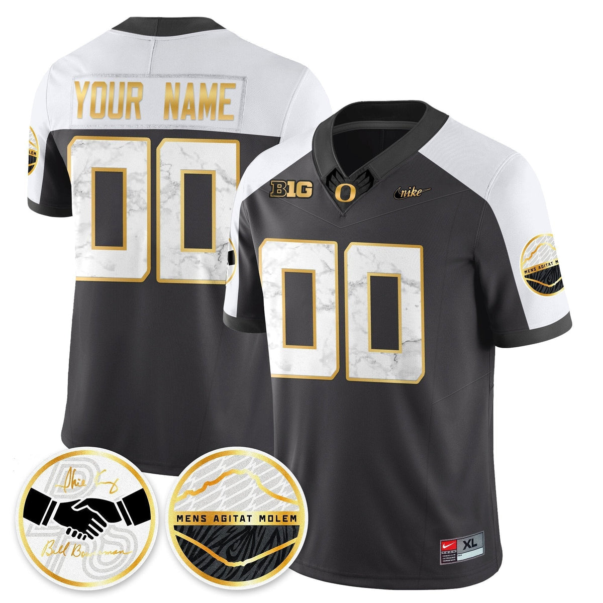 Custom Oregon Ducks 2025 "Shoe Duck" Jersey - All Stitched - image 1