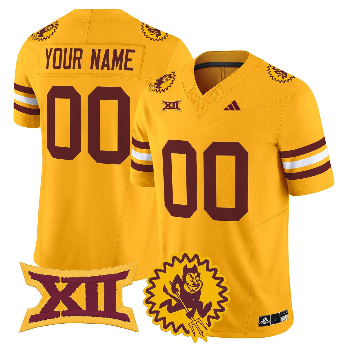 Arizona State Sun Devils 1975 Throwback Vapor Limited Custom Jersey - All Stitched - image 3