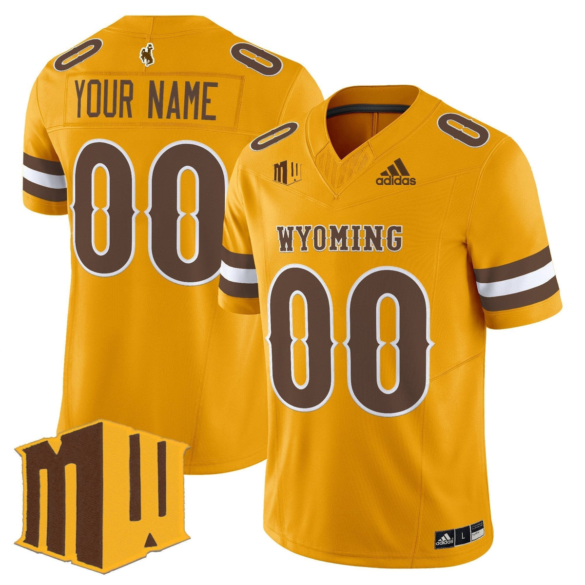 Wyoming Cowboys 2025 Vapor Limited Custom Jersey - All Stitched - image 4