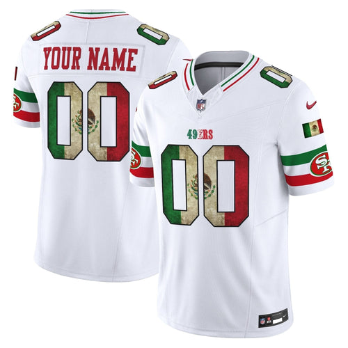 49ers Mexico Vapor Limited Custom Jersey V4 - All Stitched - image 1
