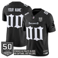 Tampa Bay Buccaneers 'Gothic Pirate Shadows Edition' Limited Custom Jersey - All Stitched - image 1
