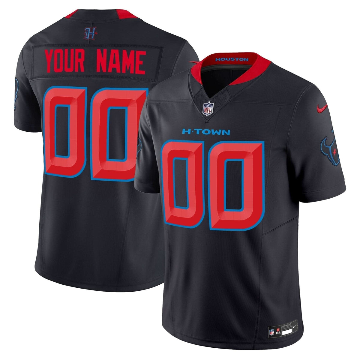 Houston Texans 2024 Vapor Limited Custom Jersey V2 - All Stitched - image 2