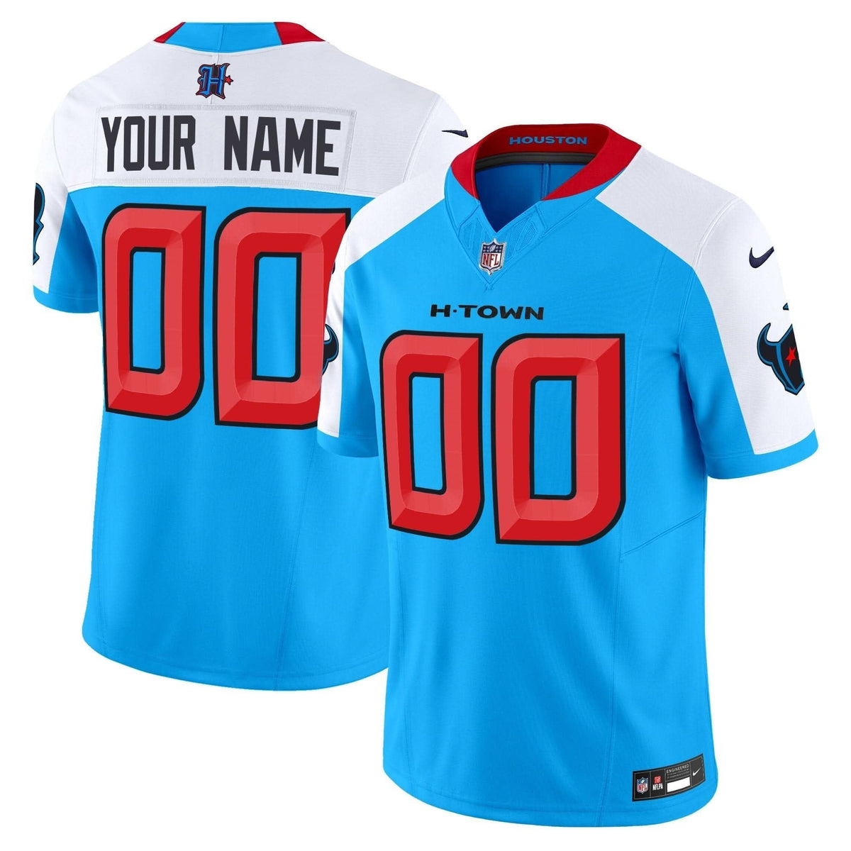 Houston Texans 2024 Vapor Limited Custom Jersey V2 - All Stitched - image 4