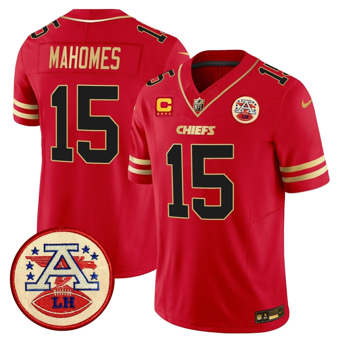 Chiefs 2024 Lamar Hunt Patch Vapor Limited Jersey - All Stitched - image 17