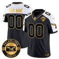 Philadelphia Eagles 2024 Throwback Gold Vapor Limited Custom Jersey - Est. 1933 Patch - All Stitched - image 1