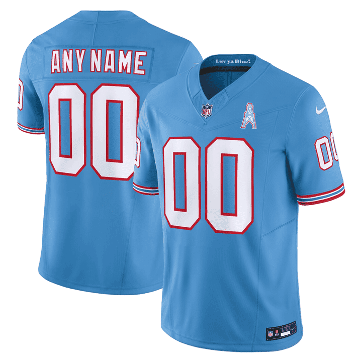 Tennessee Titans Throwback Custom Jersey - All Stitched - image 1