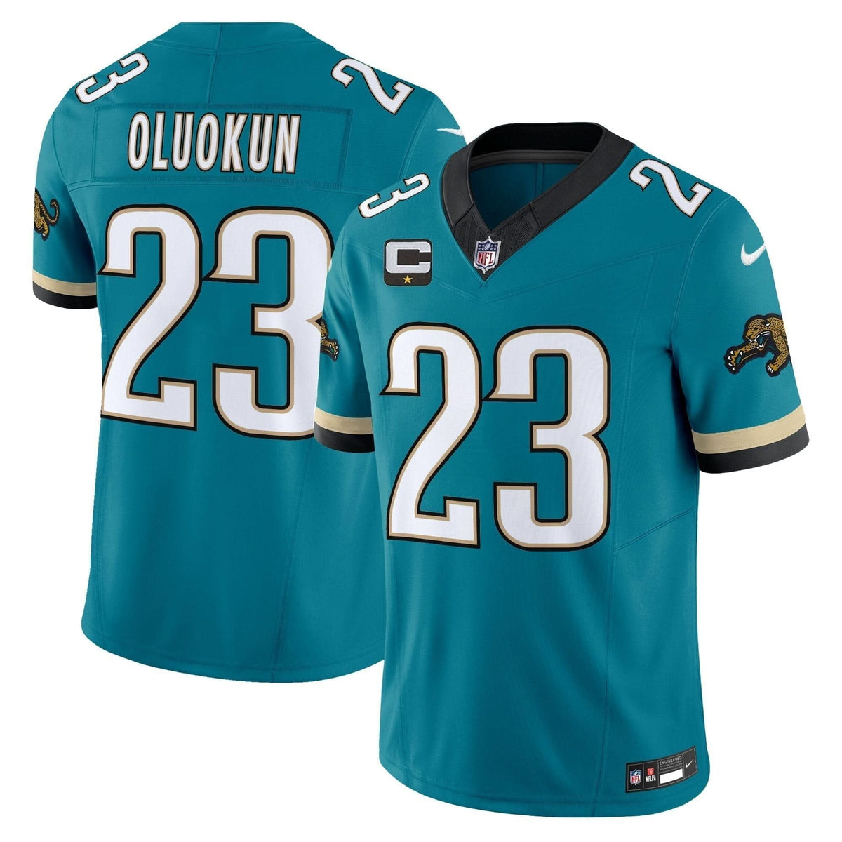 Jacksonville Jaguars Throwback Vapor Limited Jersey - All Stitched - image 7