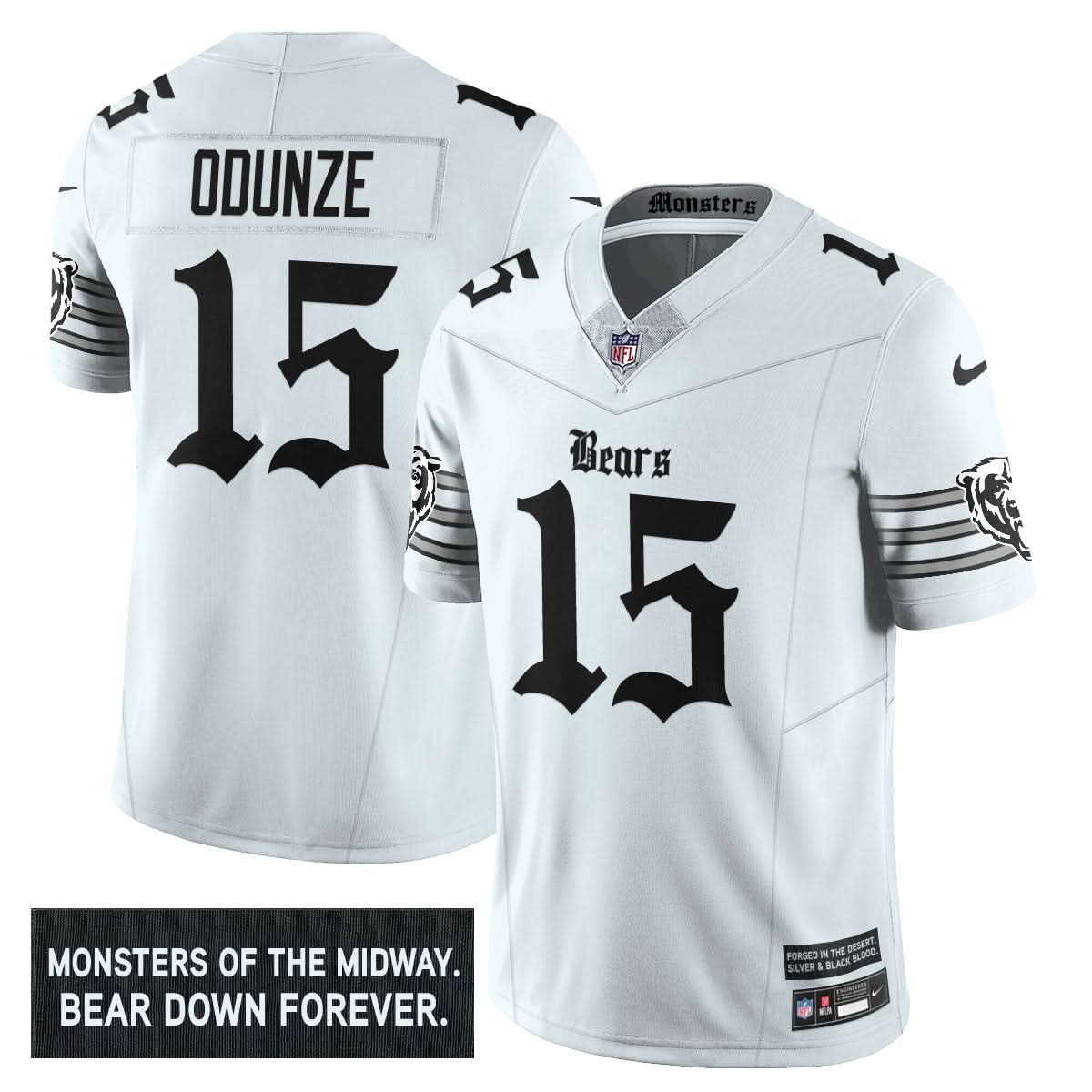 Chicago Bears 'Gothic Monsters Edition' Vapor Limited Jersey - All Stitched - image 13