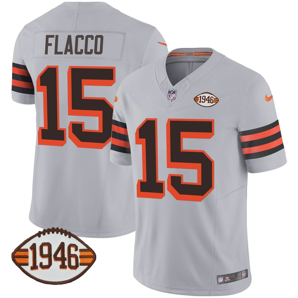 Browns 1946 75th Anniversary Patch Jersey - All Stitched - image 46