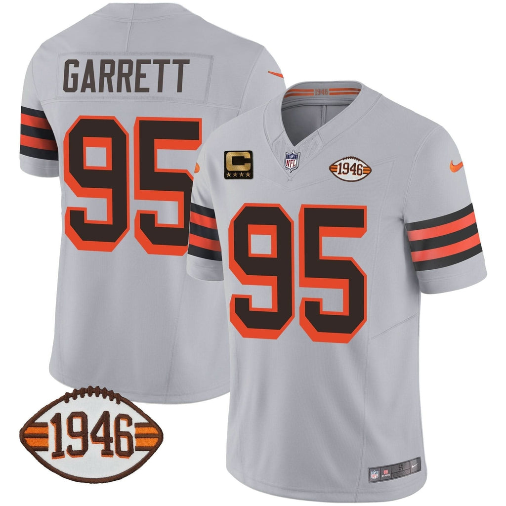 Browns 1946 75th Anniversary Patch Jersey - All Stitched - image 51