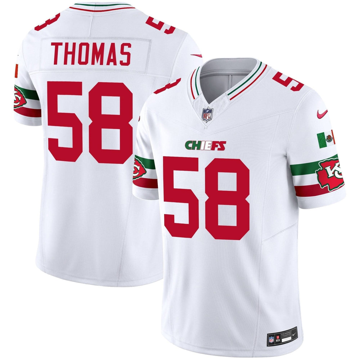 Chiefs Mexico Vapor Limited Jersey - All Stitched - image 4