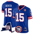 Giants New York State & Logo Patch Limited Jersey - All Stitched - image 1