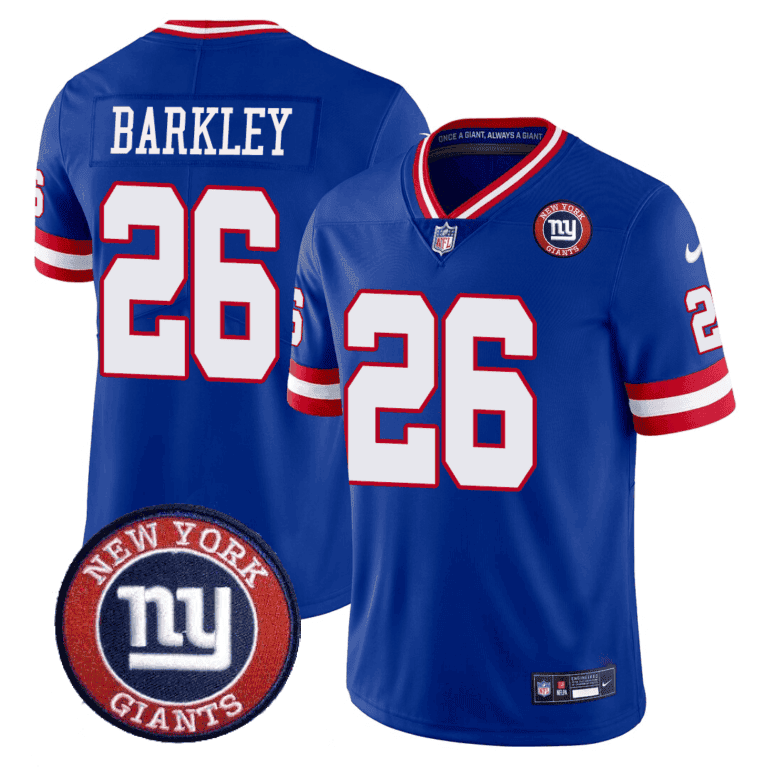 Giants Logo Patch Limited Jersey - All Stitched - image 2