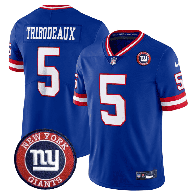 Giants Logo Patch Limited Jersey - All Stitched - image 3