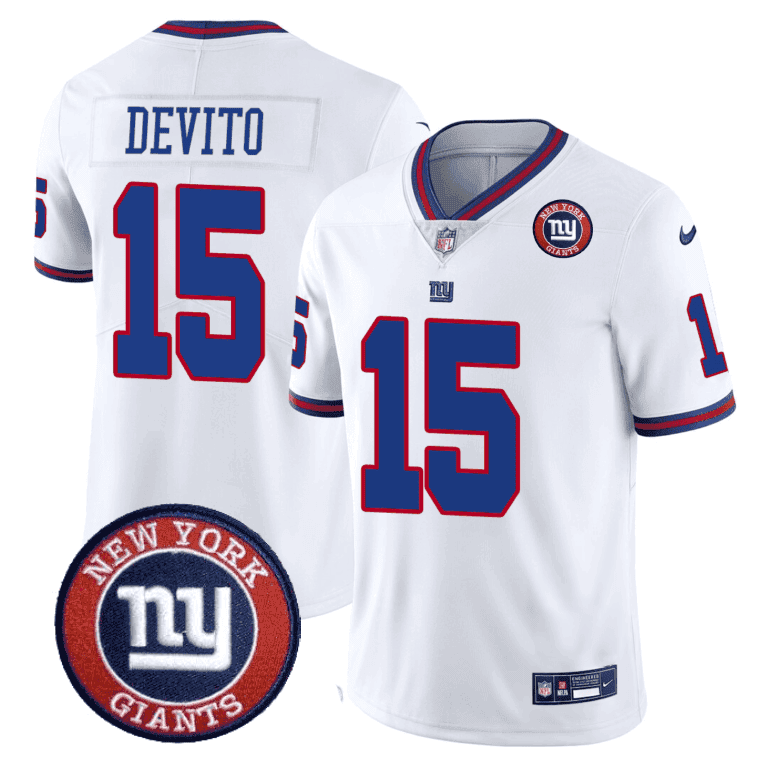 Giants Logo Patch Limited Jersey - All Stitched - image 5